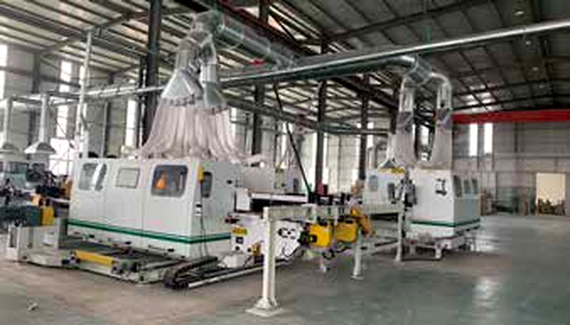 Factory production line overview for SPC flooring supplier evaluation