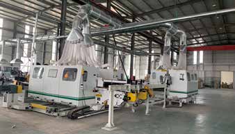 Wholesale SPC flooring continuous production workshop