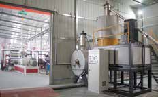 SPC flooring material metering and mixing equipment
