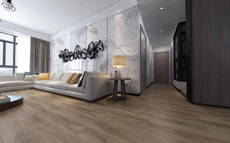Indoor SPC flooring application for apartments and commercial renovation projects